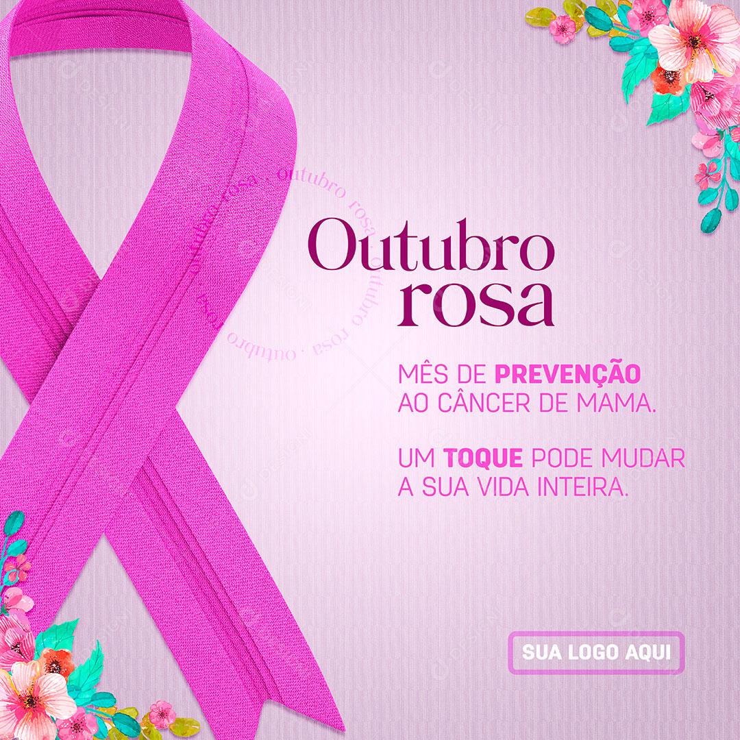 Outubro Rosa Social Media PSD Editável