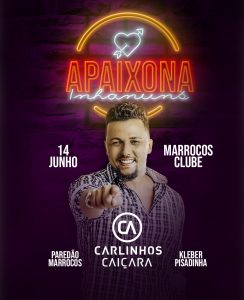 Flyer Show Evento Apaixonada Artista Social Media PSD Editável