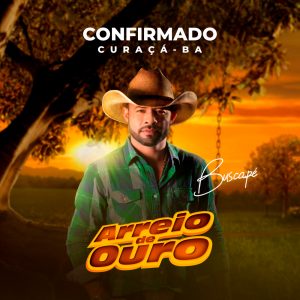 Flyer Show Evento Arreio de Ouro Artista Social Media PSD Editável