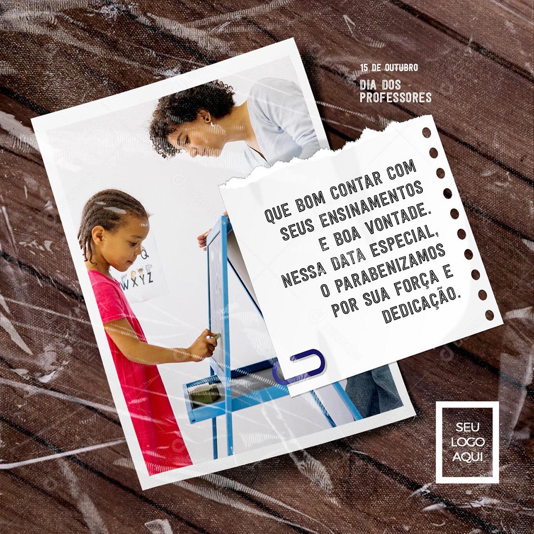 Dia Dos Professores PSD Social Media Editável