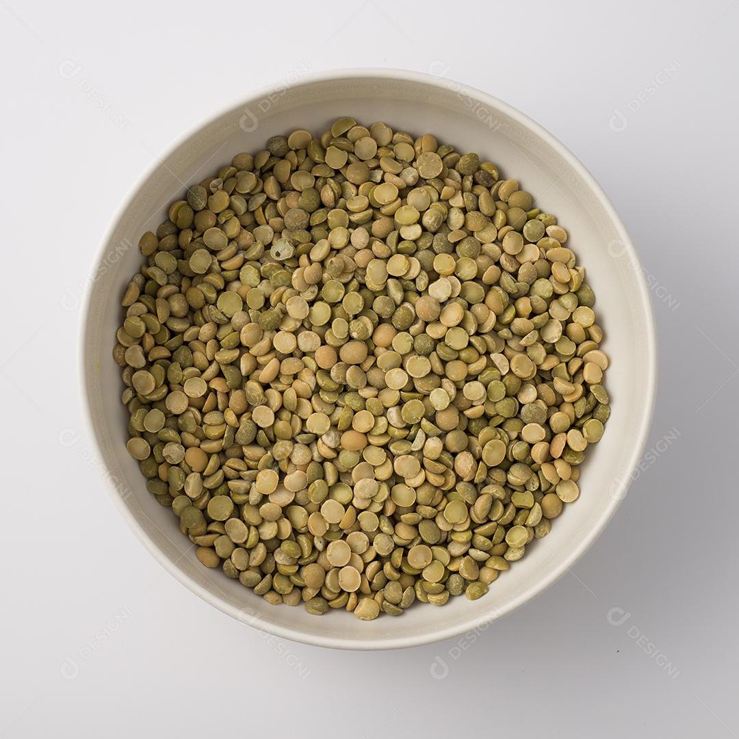 Pote Branco com Sementes Imagem JPG