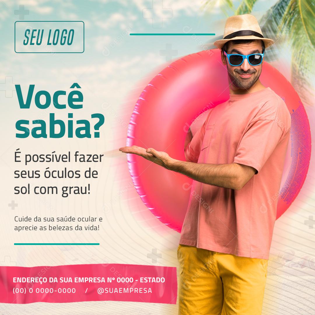 It's Possible to Make Your Sunglasses Social Media Grade Editable PSD
