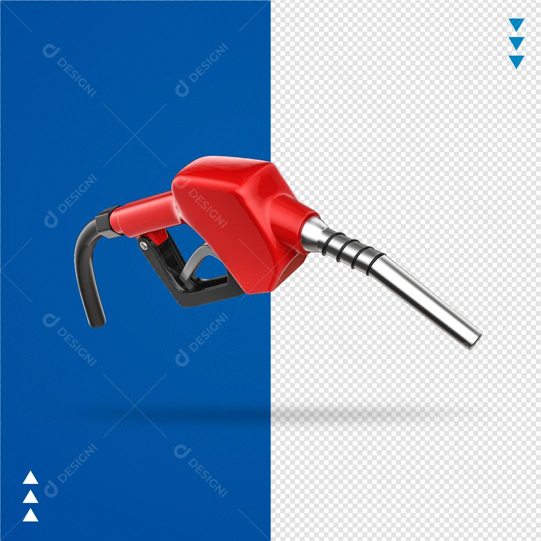 Elemento 3D para Composição Bomba de Combustível PNG Transparente Sem Fundo