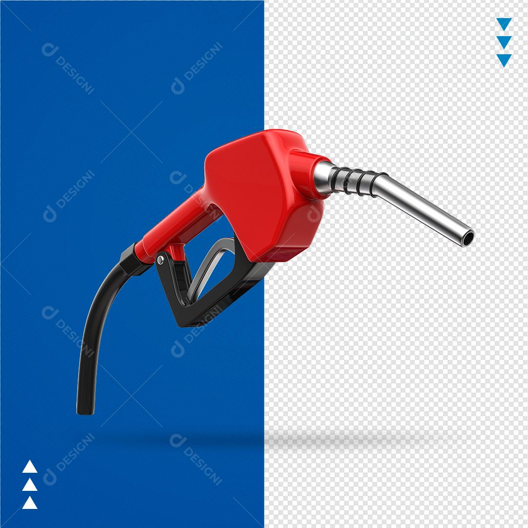 Elemento 3D para Composição Bomba de Combustível PNG Transparente Sem Fundo
