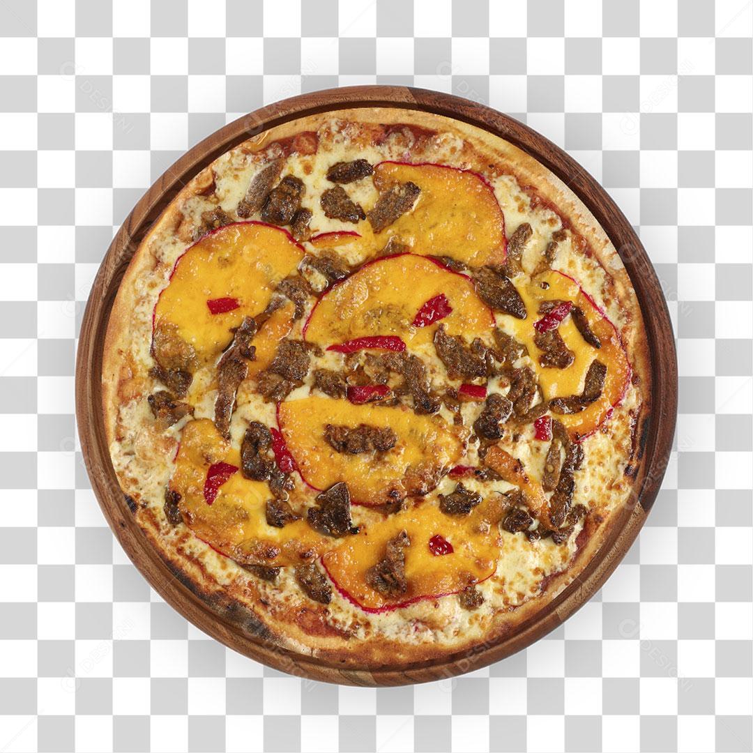 Pizza Quatro Queijo PNG Transparente