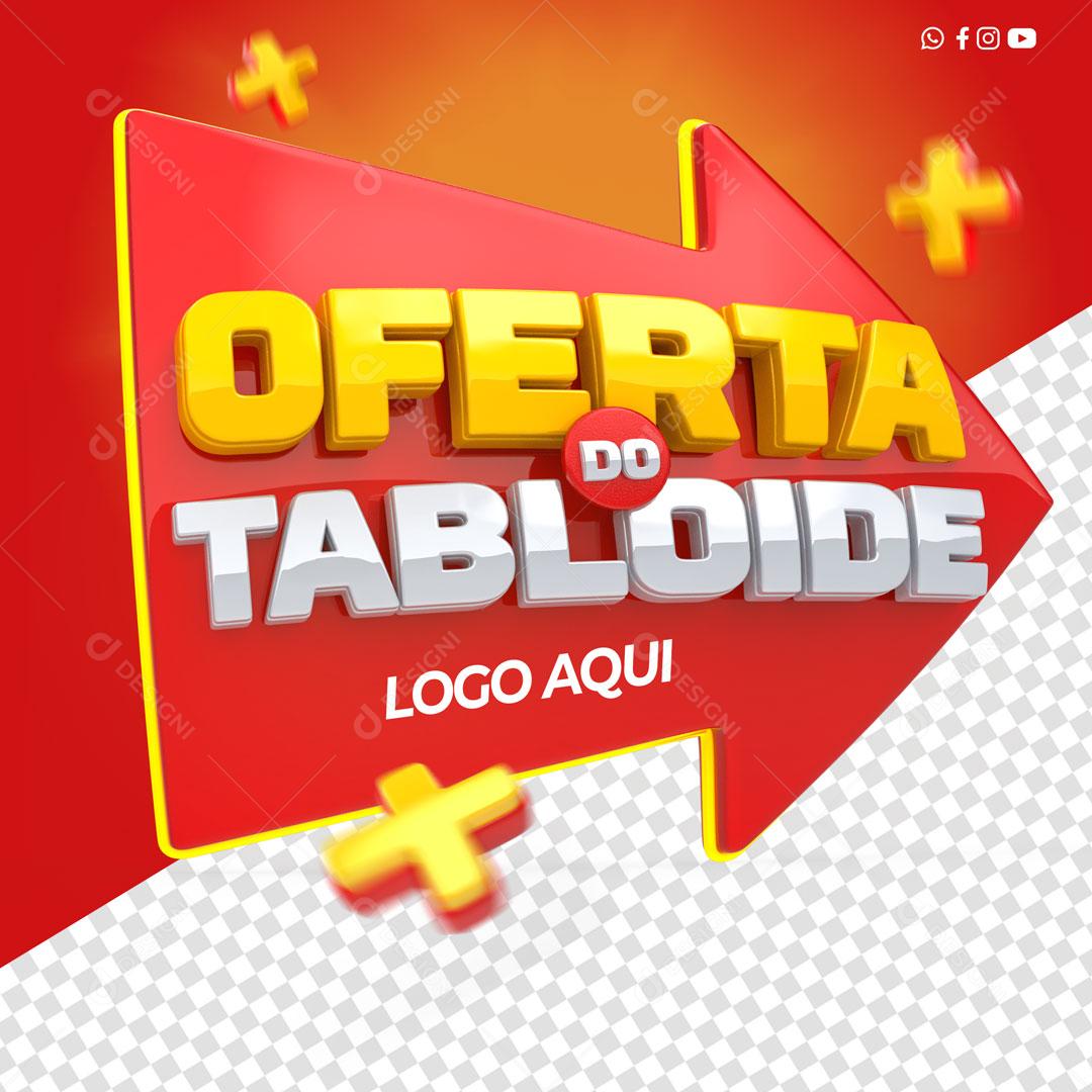 Ofertas do Tabloide Selo 3D Para Composição PSD Editável