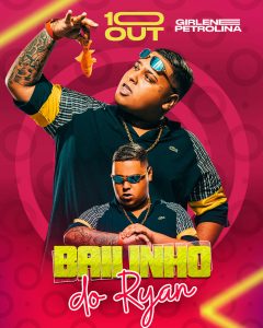 Flyer Show Artista Bailinho do Ryan Social Media PSD Editável