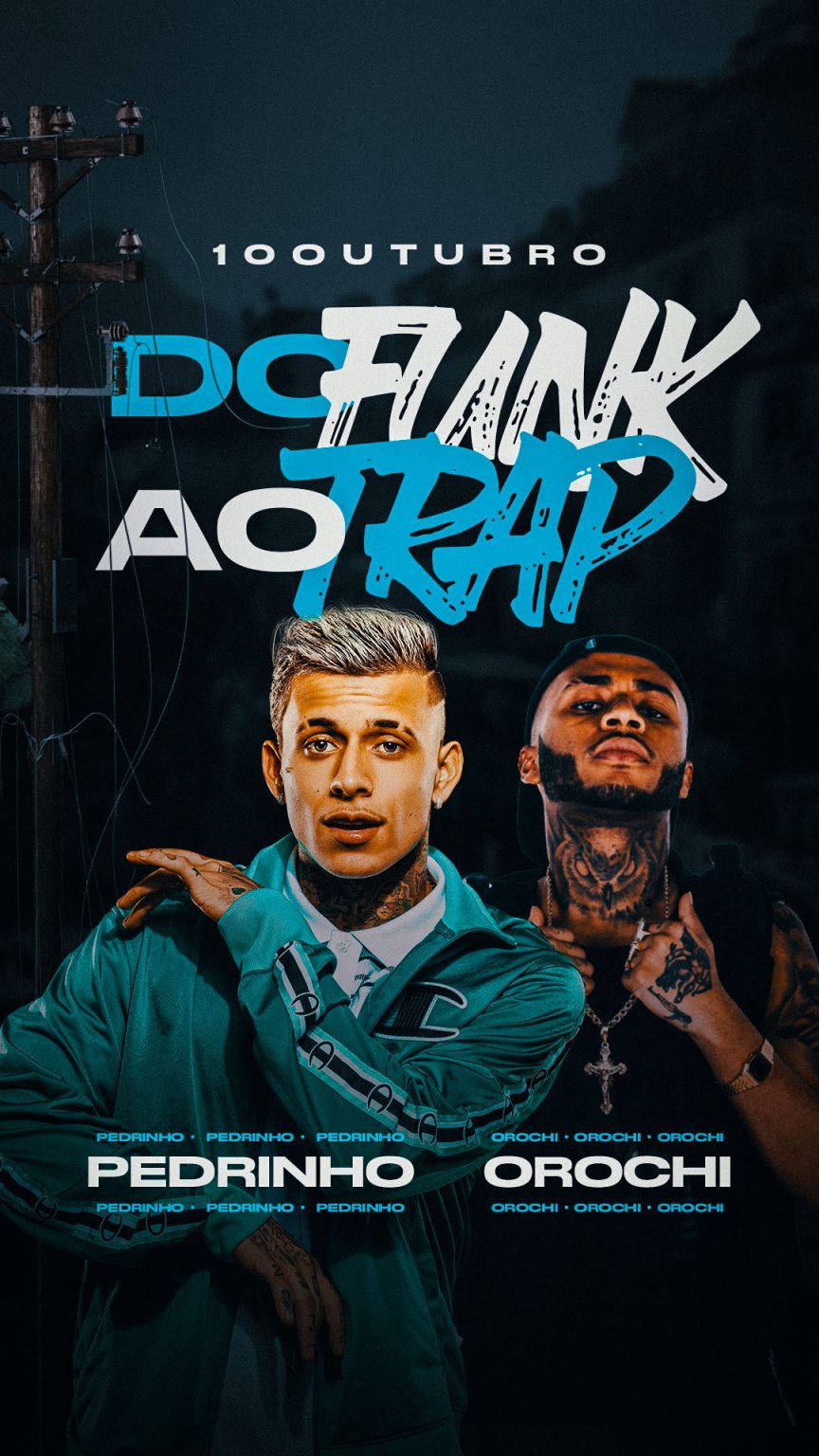 Flyer Story Show Do Funk Ao Trap Artistas Social Media PSD Editável