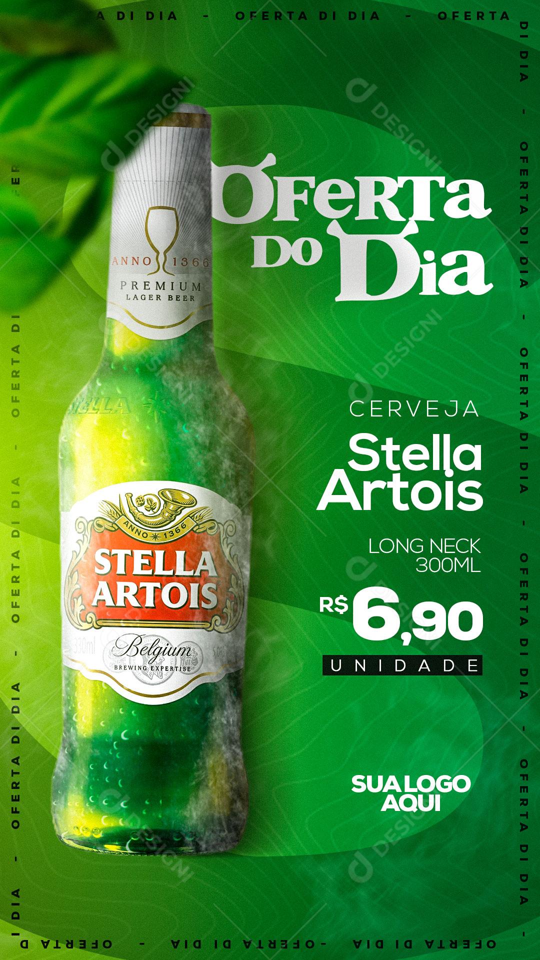Story Oferta Do Dia Stella Artois Social Media PSD Editável
