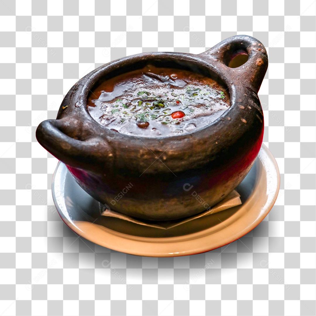 Feijoada em Panela de Barro PNG Transparente
