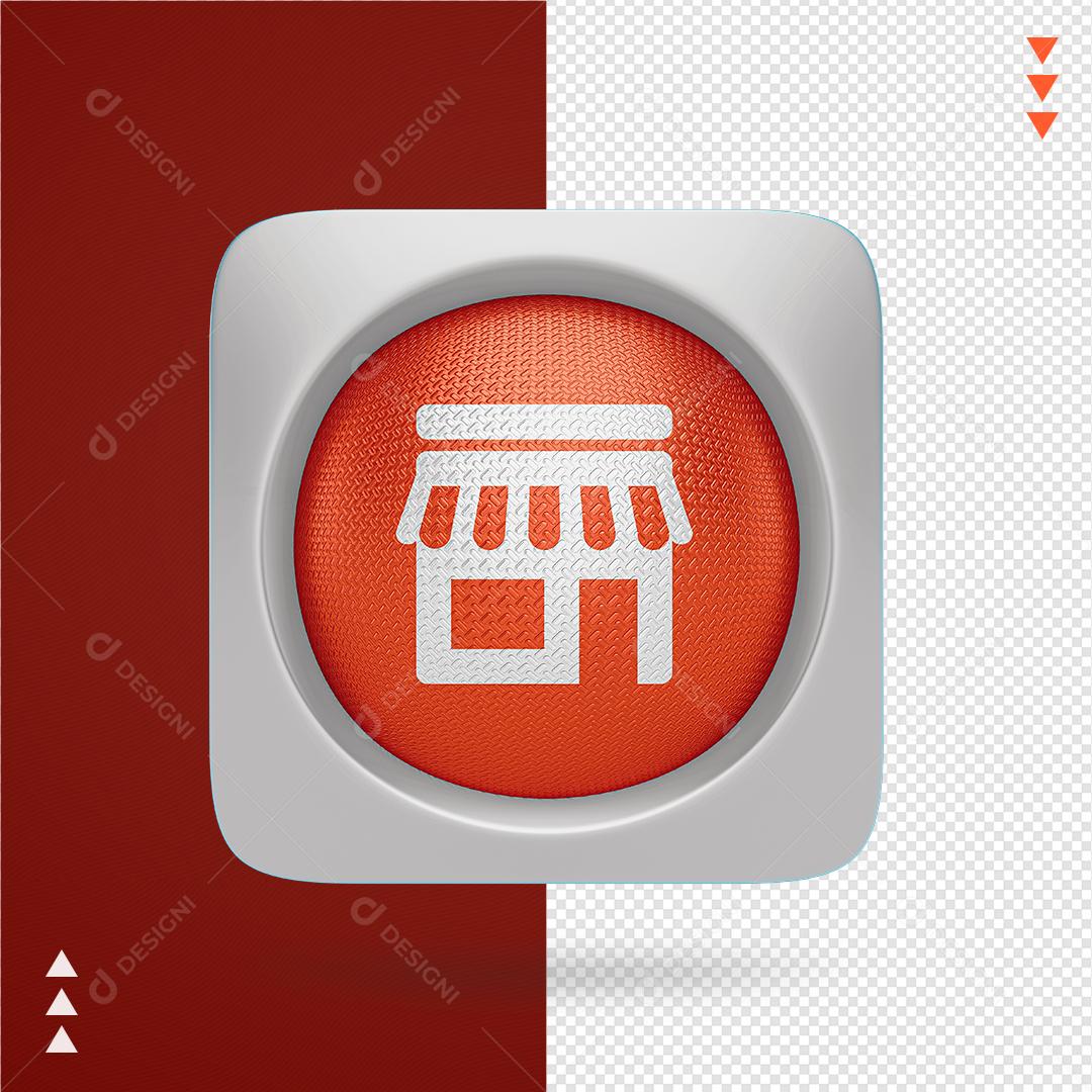 Ícone Mercado Elemento Para Composição PNG Transparente