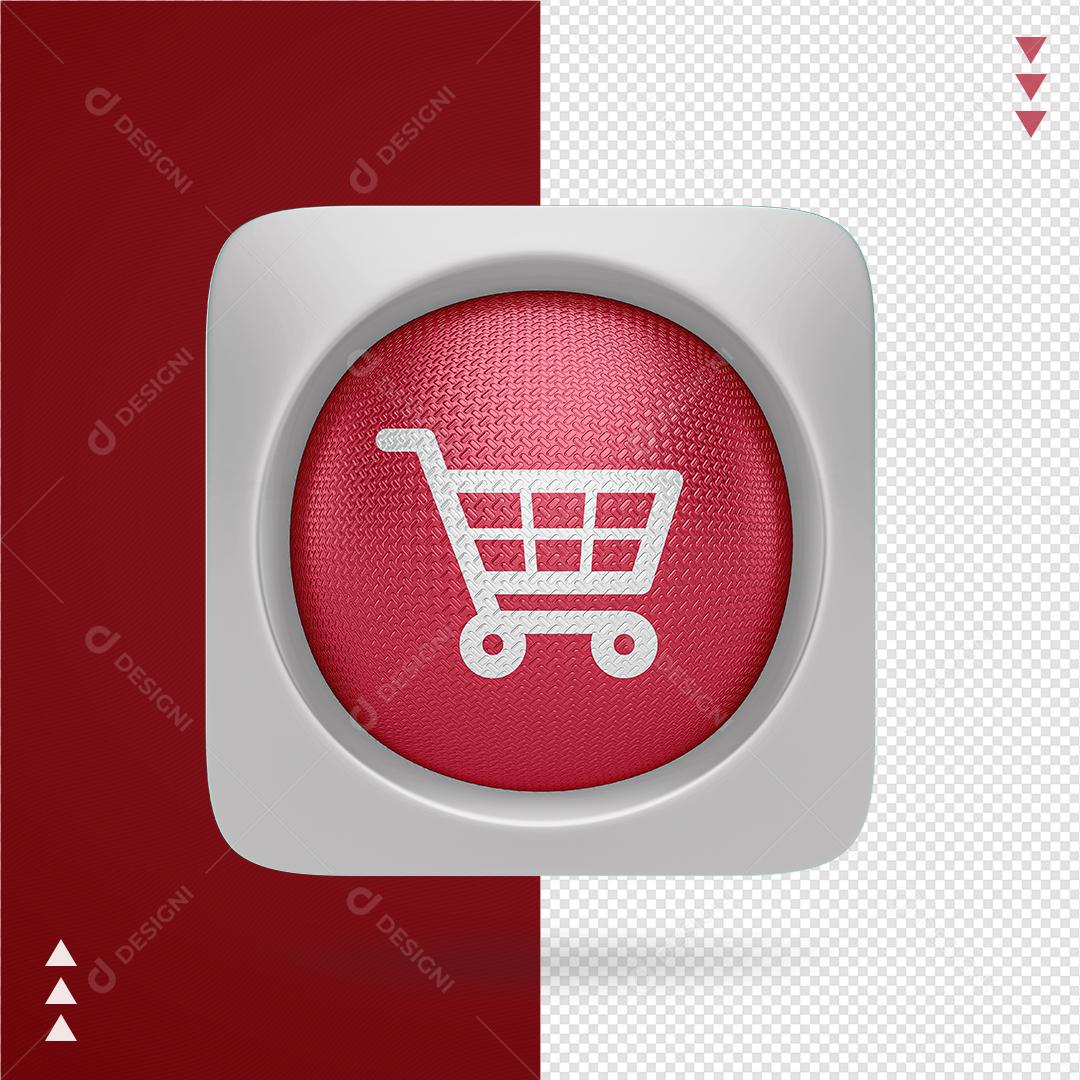 Ícone Carrinho de Supermercado Elemento Para Composição PNG