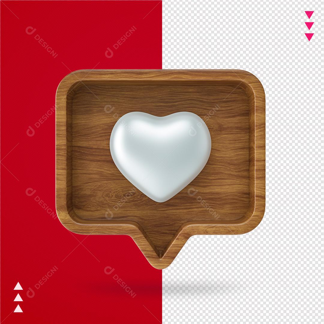 Elemento Instagram Redondo Madeira Para Composição PNG Transparente