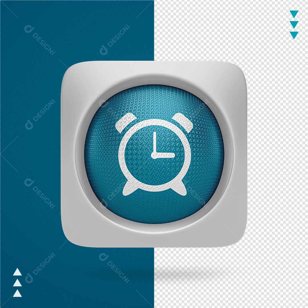 Ícone Despertador Elemento Para Composição PNG Transparente