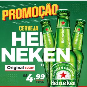 Promoção Cerveja Heineken Social Media PSD Editável