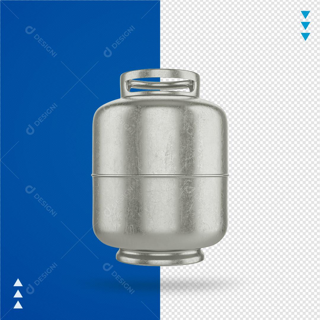 Botijão De Gás Elemento 3D Para Composição PNG Transparente