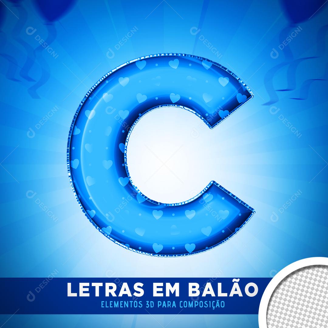 Alfabeto Letra C PNG Transparente