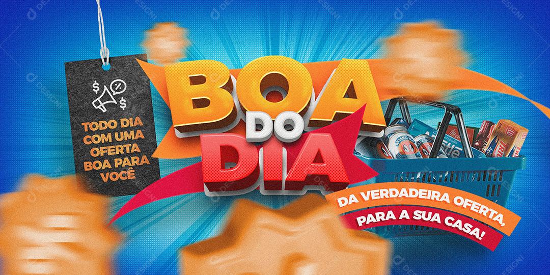 Good of the Day Campaign Offers Every Day Supermarket Social Media Editable PSD