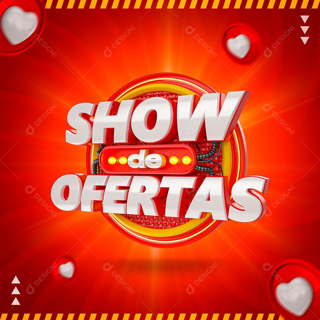 Offers Show 3D Stamp For Compositing Editable PSD