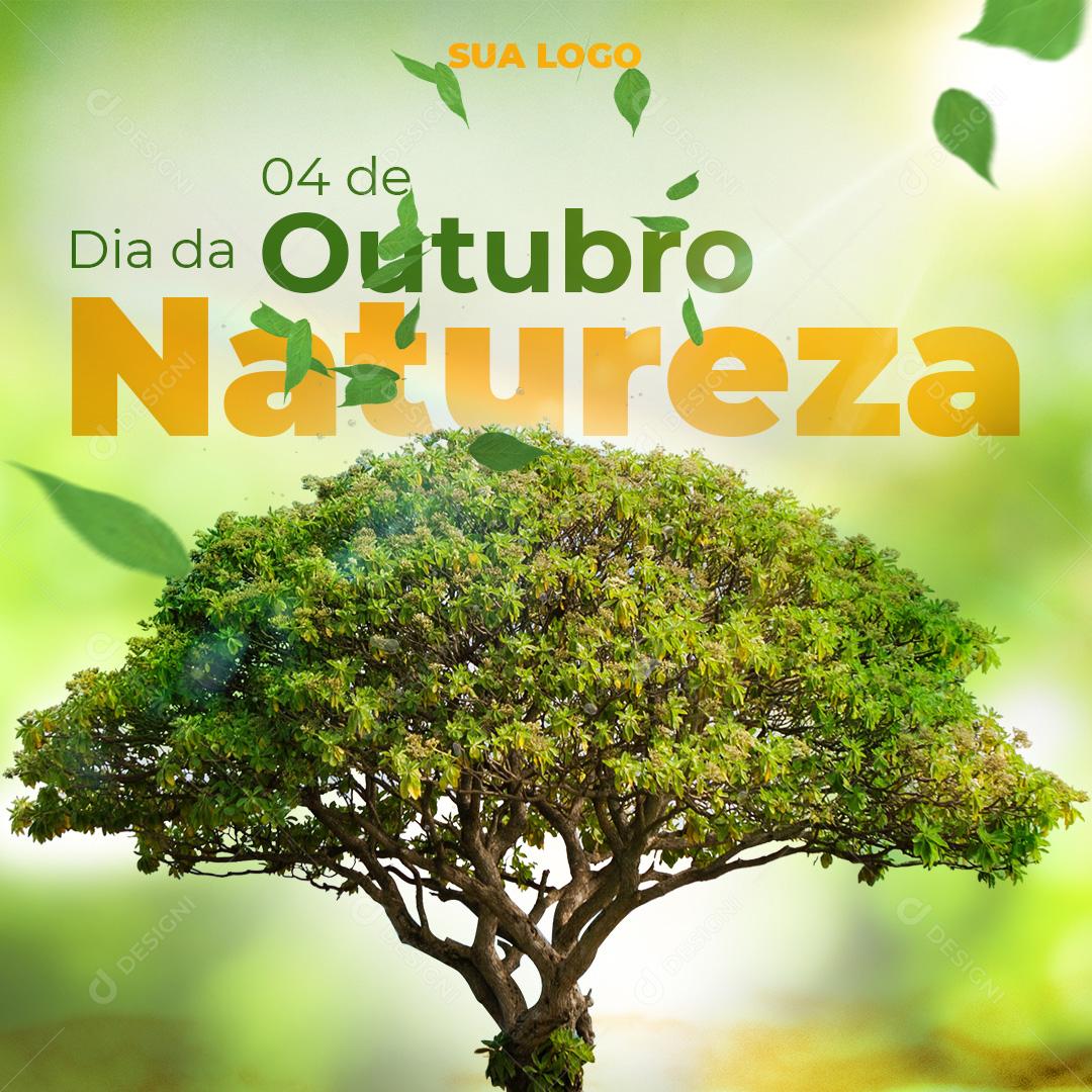 Dia 4 de Outubro Dia da Natureza Social Media PSD Editável