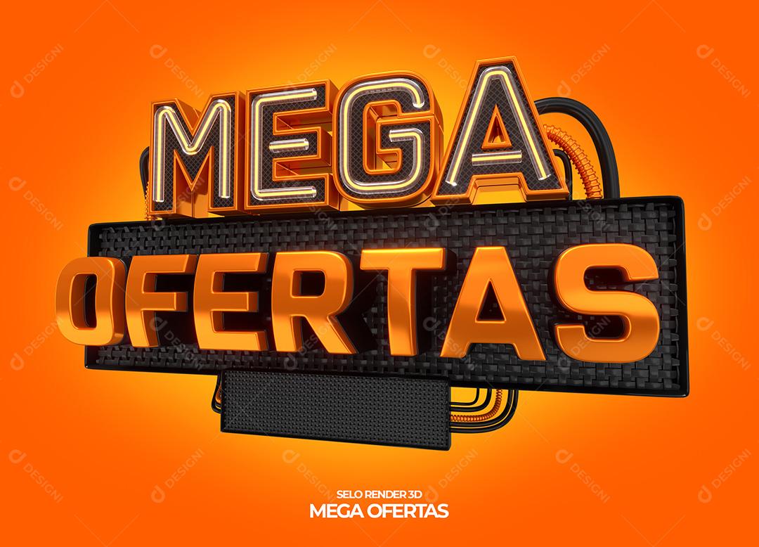 3D Seal for Composition Mega Deals PNG Transparent No Background