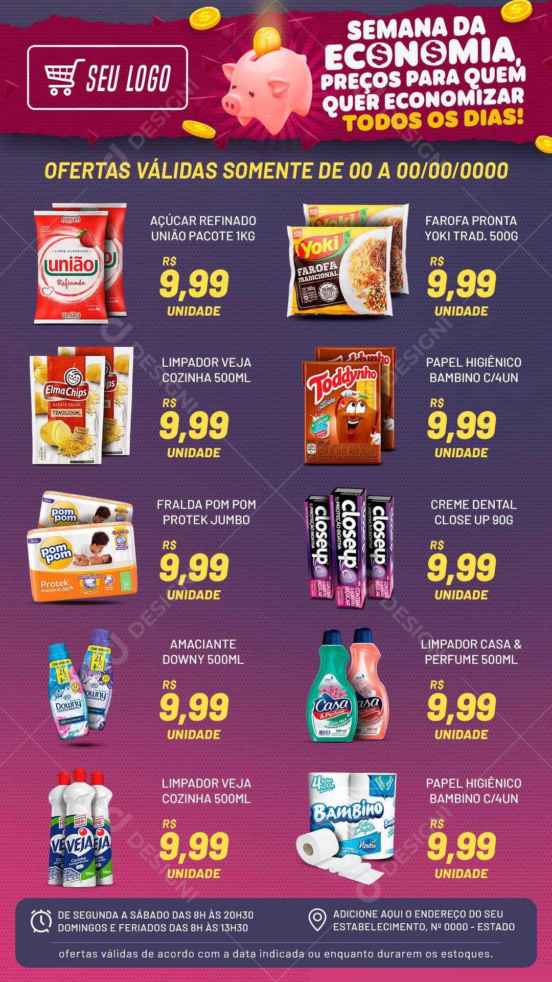 Encarte Semana Da Economia Preços Para Quem Quer Economizar Todos Os Dias