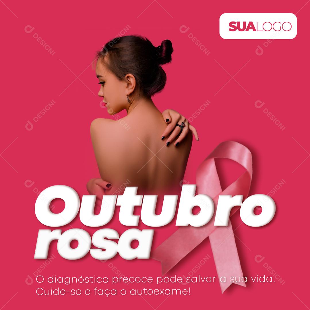 Outubro Rosa Social Media PSD Editável