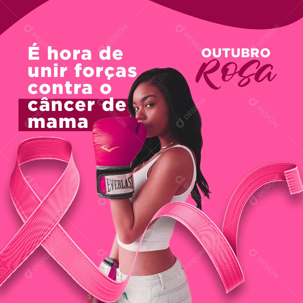 Outubro Rosa Social Media PSD Editável