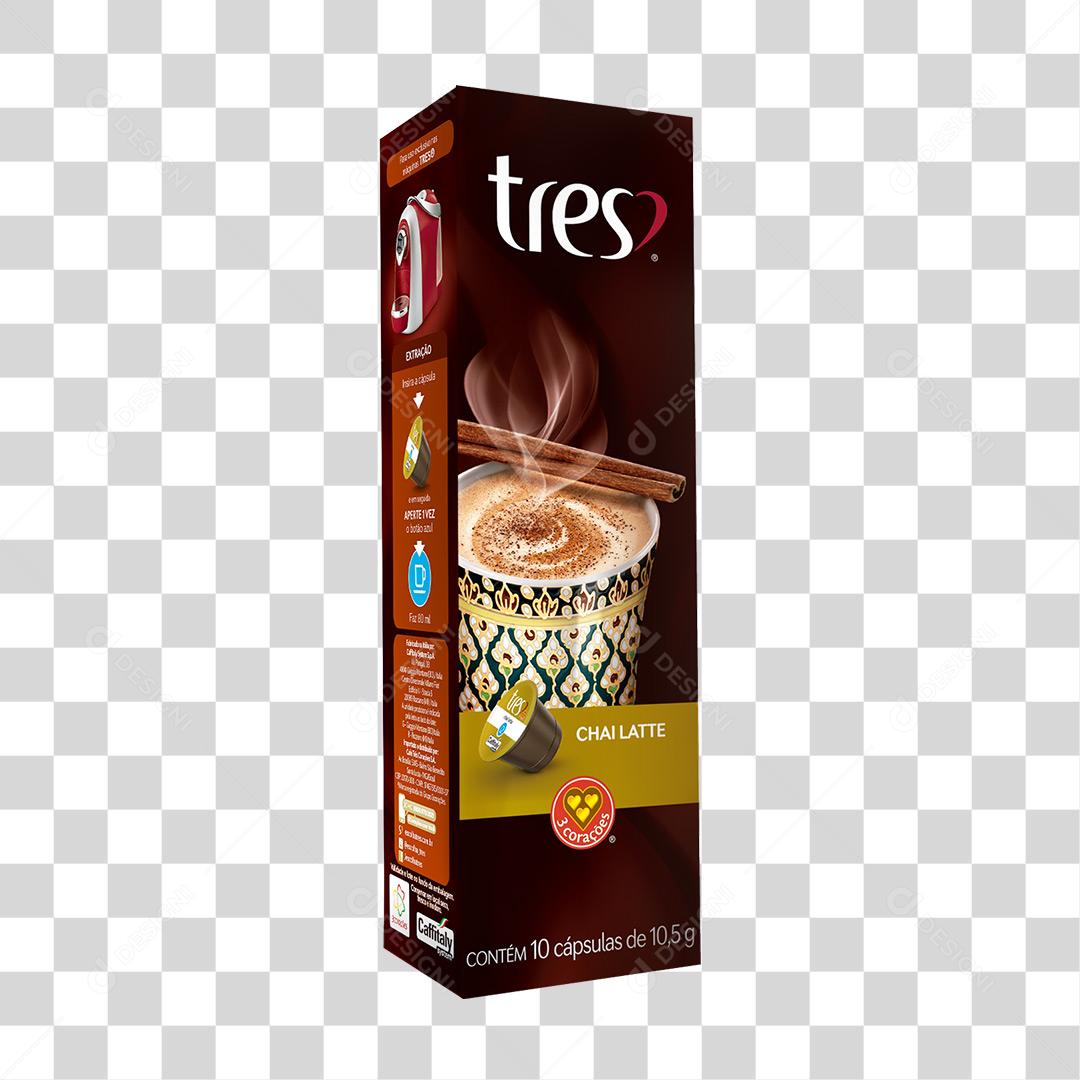 Bebida Quente Cappuccino Chai Latte 3 Corações PNG Transparente