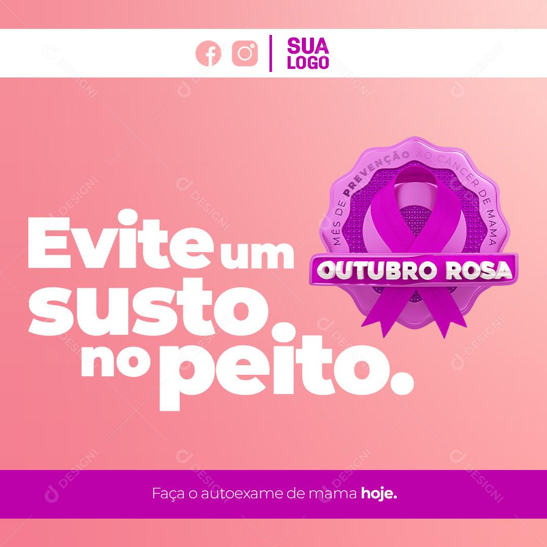 Outubro Rosa Social Media PSD Editável