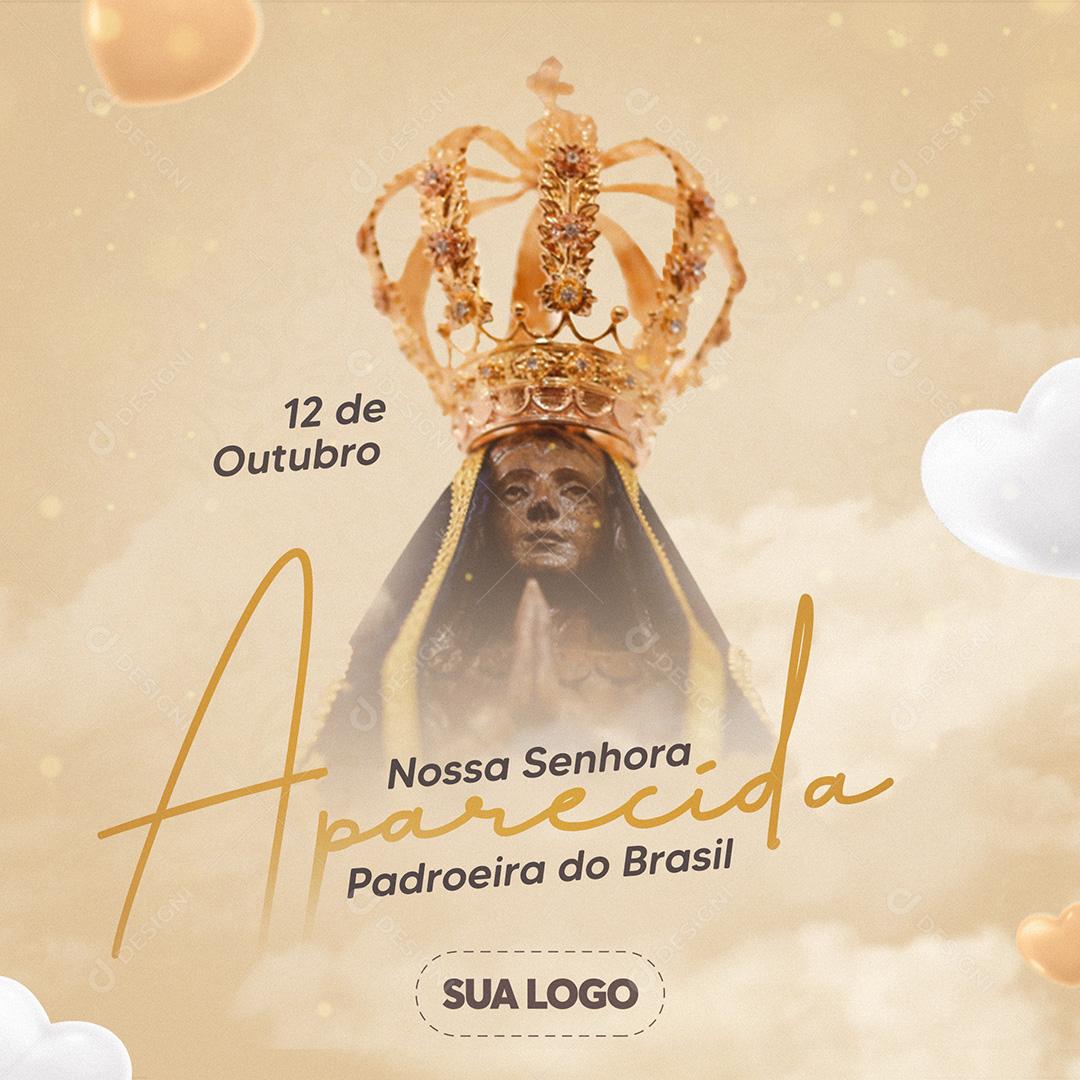 Dia de Nossa Senhora Aparecida Social Media PSD Editável