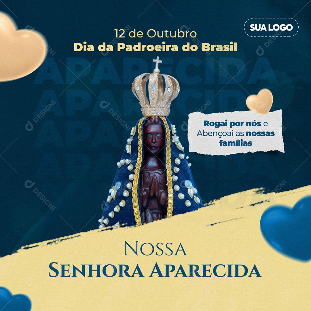 Dia de Nossa Senhora Aparecida Social Media PSD Editável