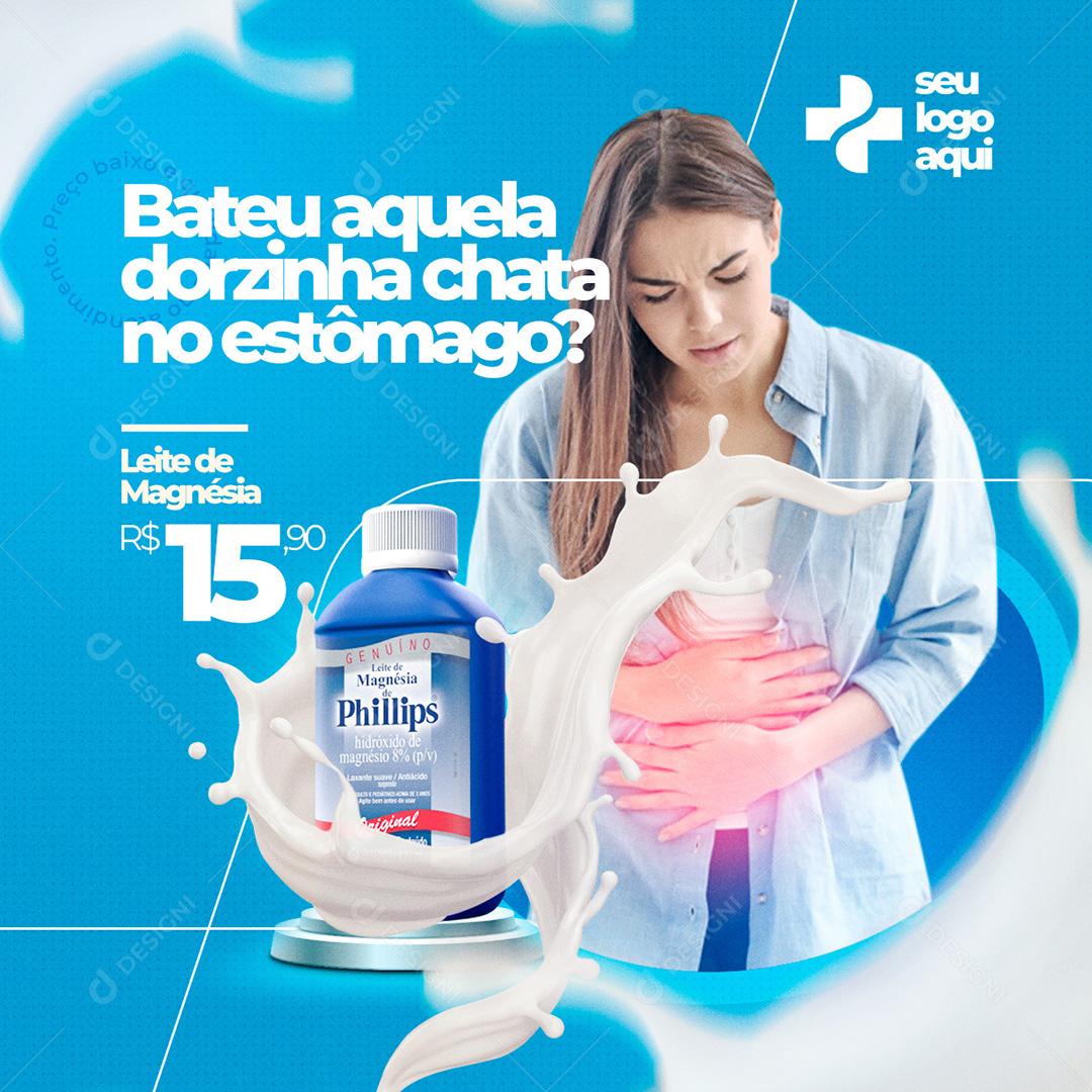 Bateu Aquela Dorzinha Chata Farmácia Saúde  Social Media PSD Editável