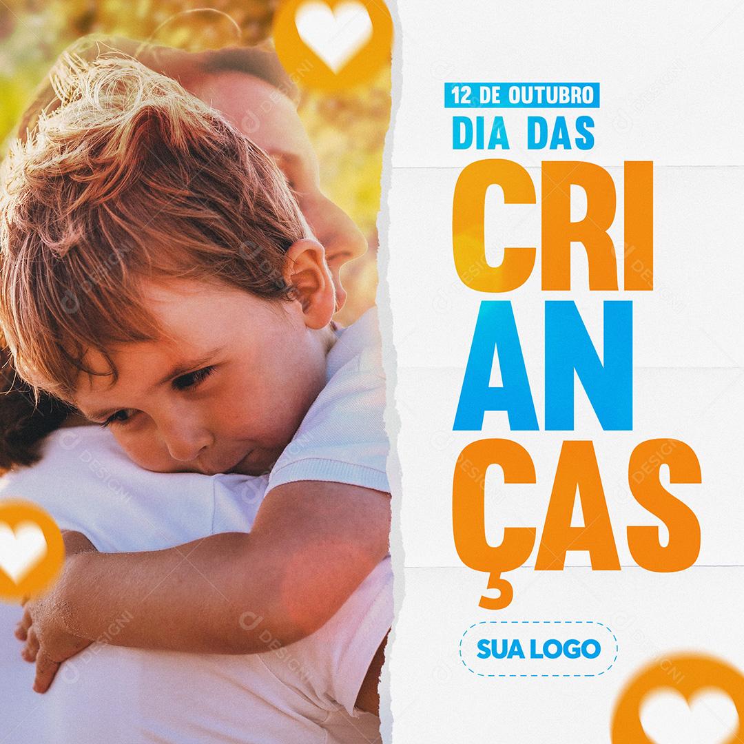 12 De Outubro Dia Das Crianças Social Media PSD Editável