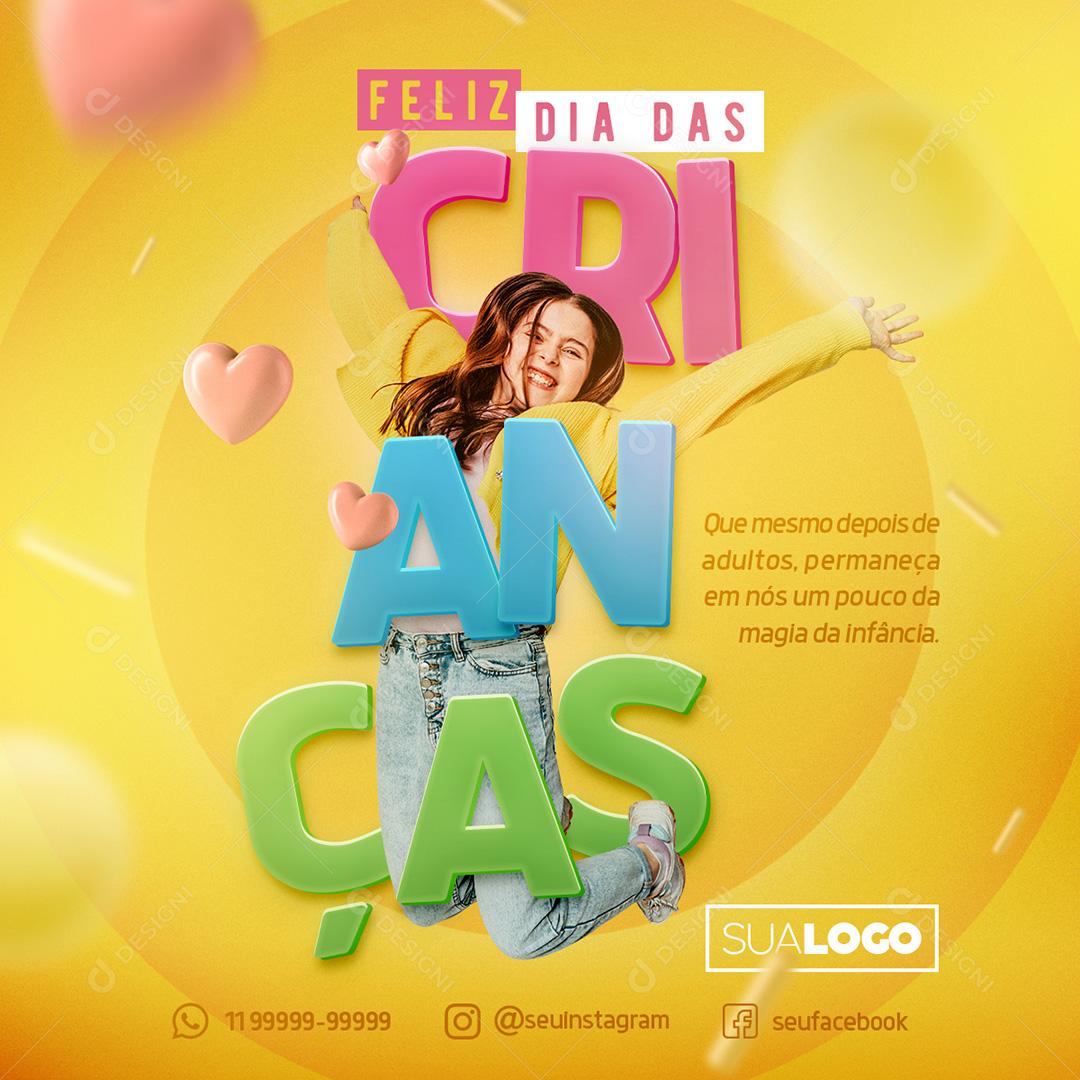 Post Feed Data Comemorativa Feliz Dia do Cliente Social Media PSD Editável