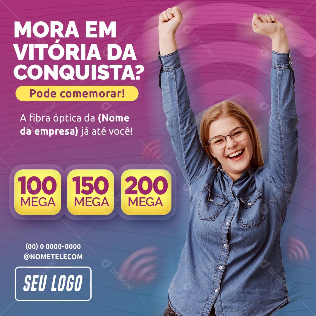 Mora Em Vitória Da Conquista Social Media PSD Editável