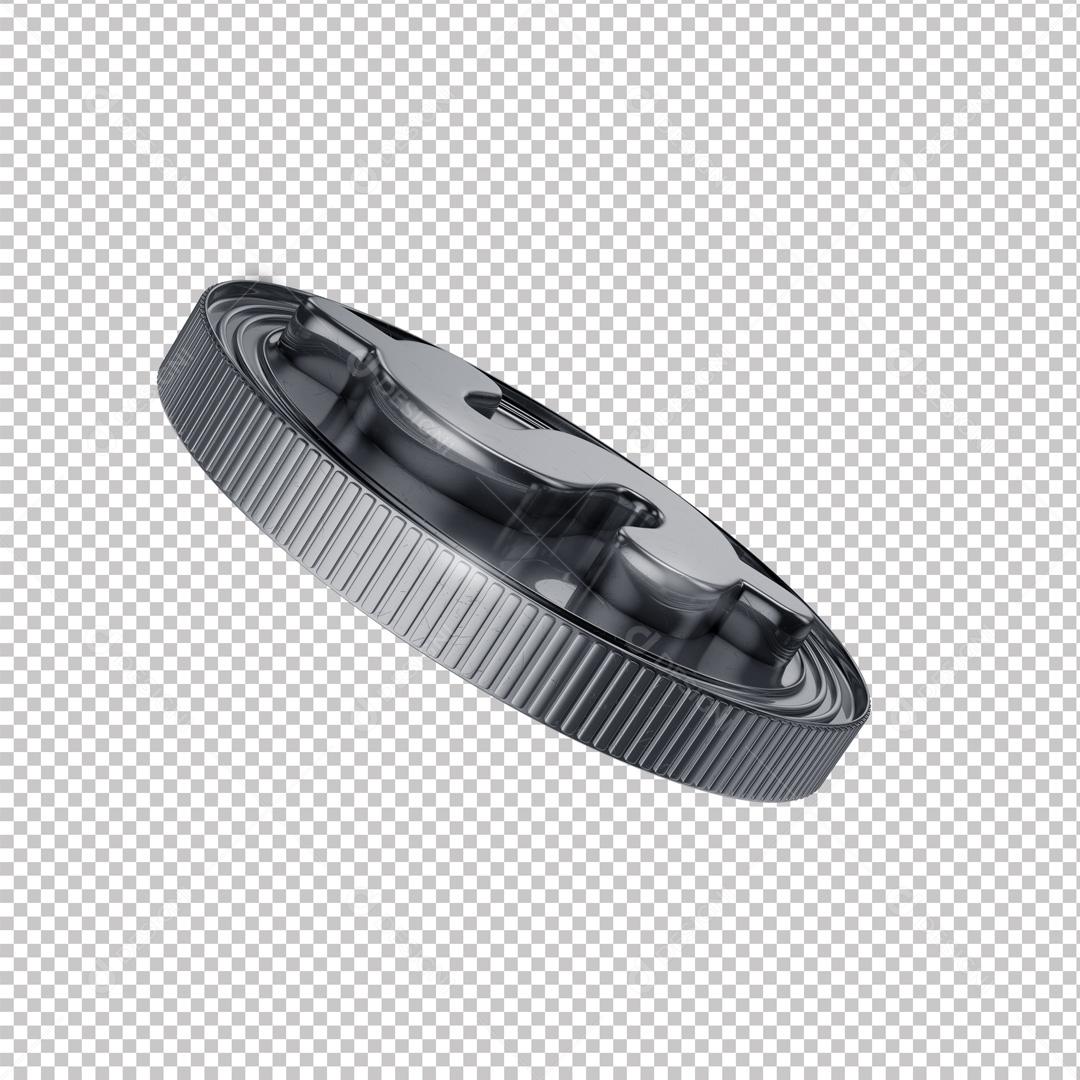 Selo 3D Para Composição Moeda Prata