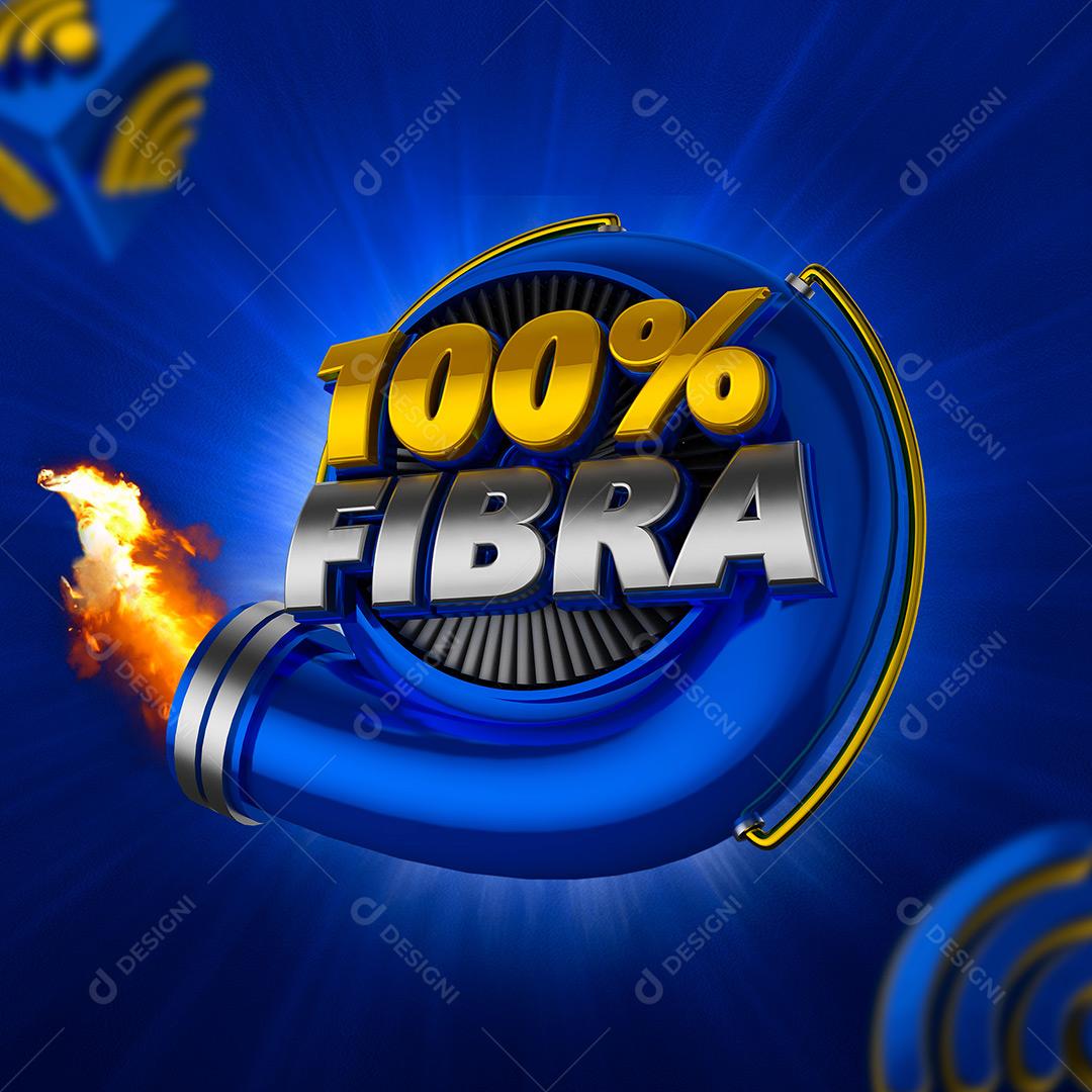 100% Fibra Selo 3D Para Composição PSD