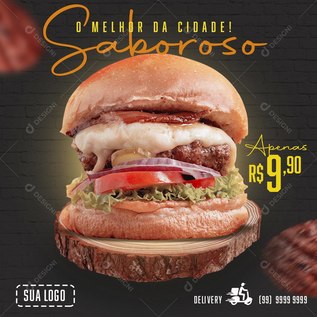 O Melhor Da Cidade Social Media PSD Editável