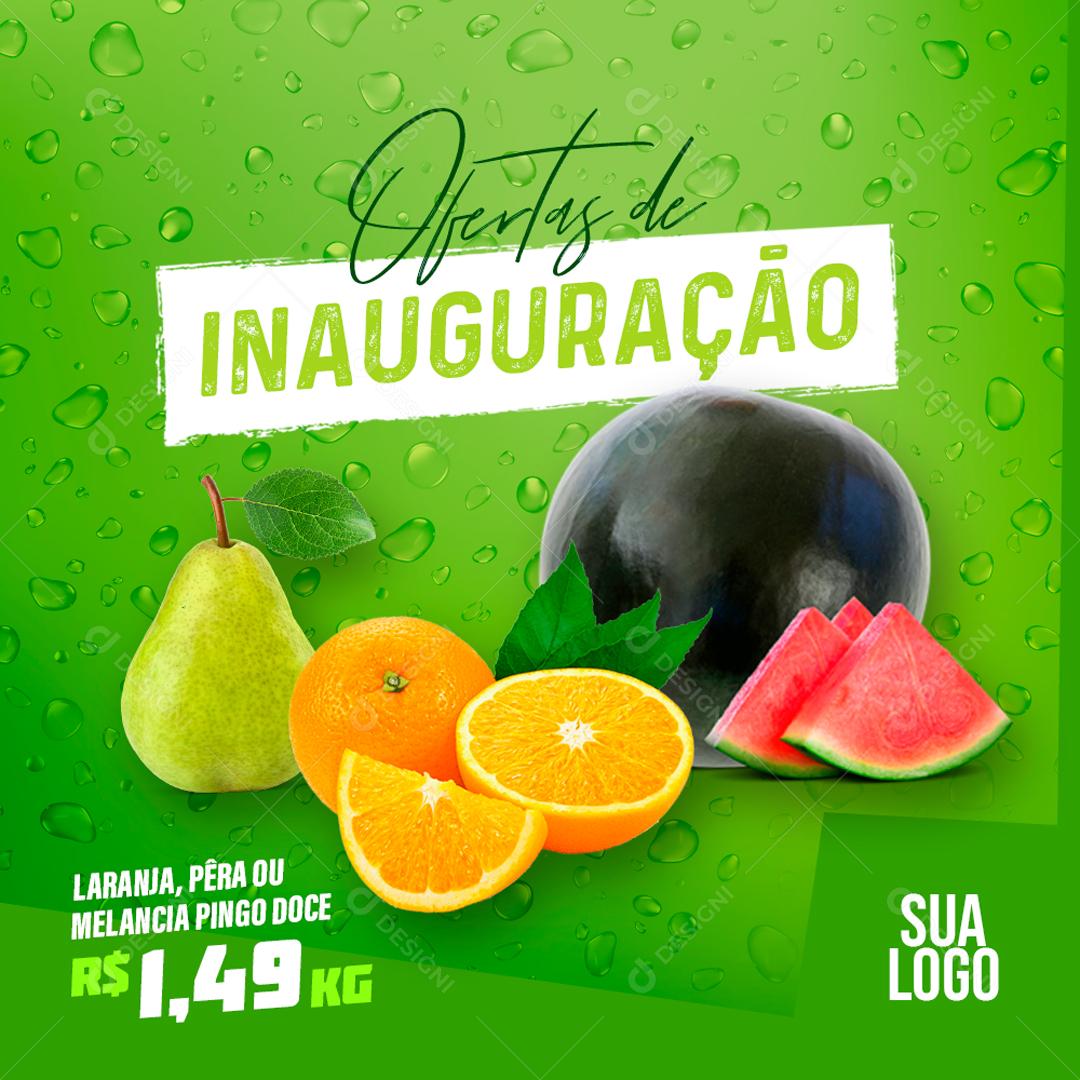 Oferta De Inauguração social Media PSD Editável