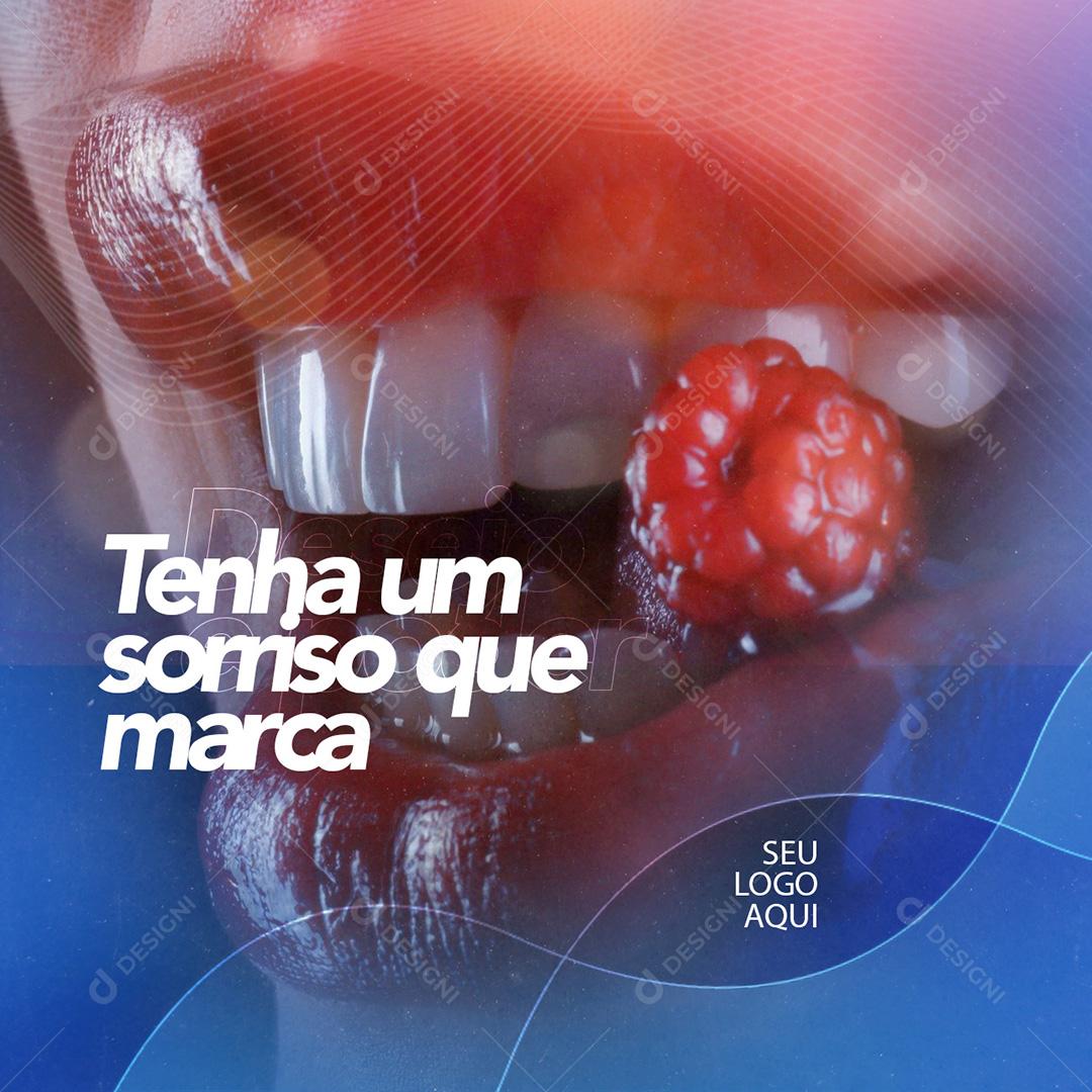 Have A Smile That Makes Social Media Editable PSD