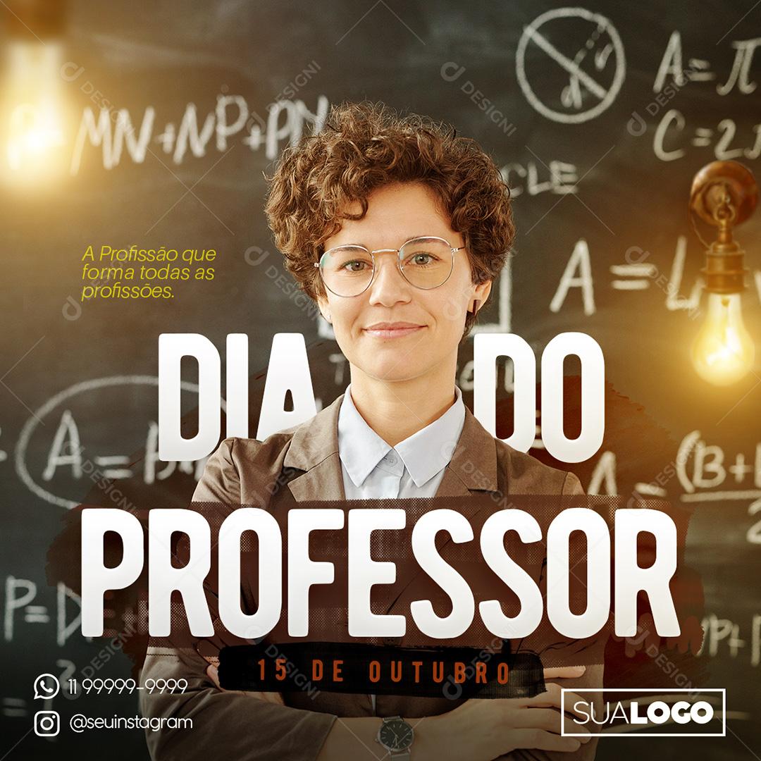 Dia Do Professor PSD Social Media Editável