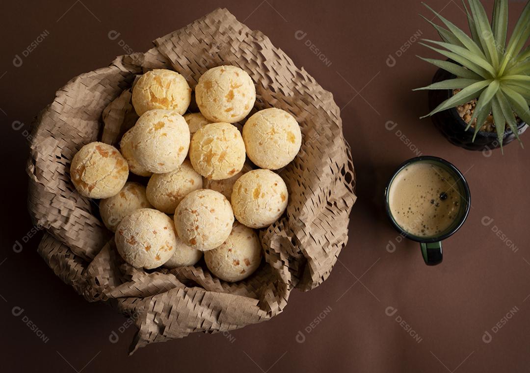 Varios Pão de Queijo Em Sacola Imagem JPG