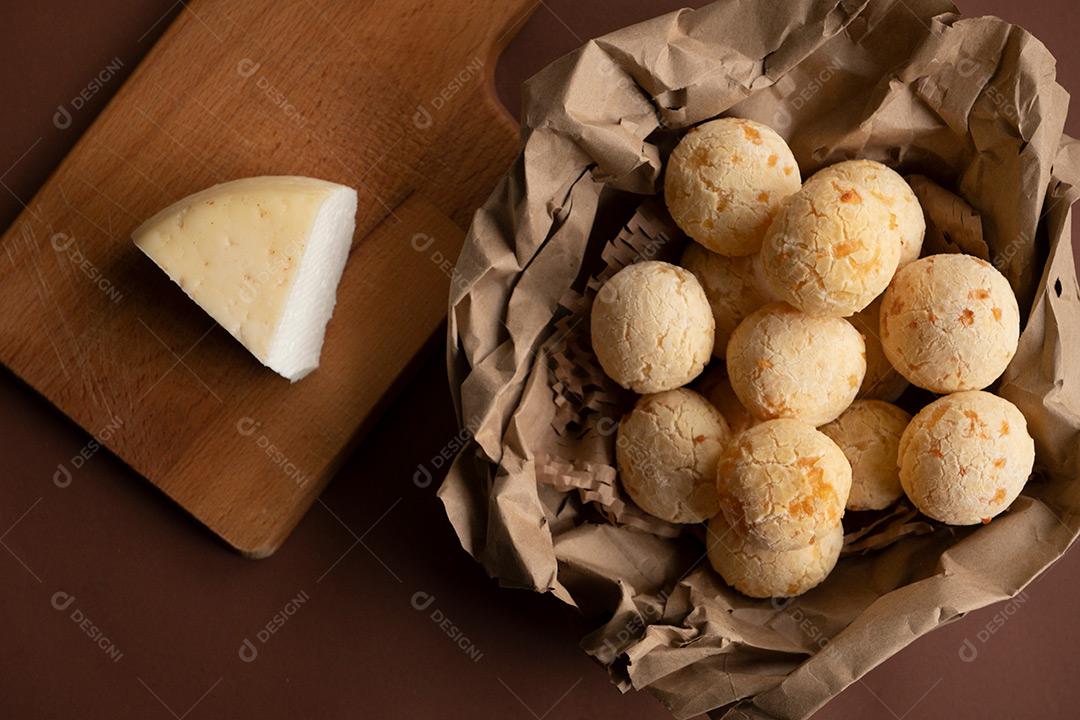 Varios Pão de Queijo Em Sacola Imagem JPG