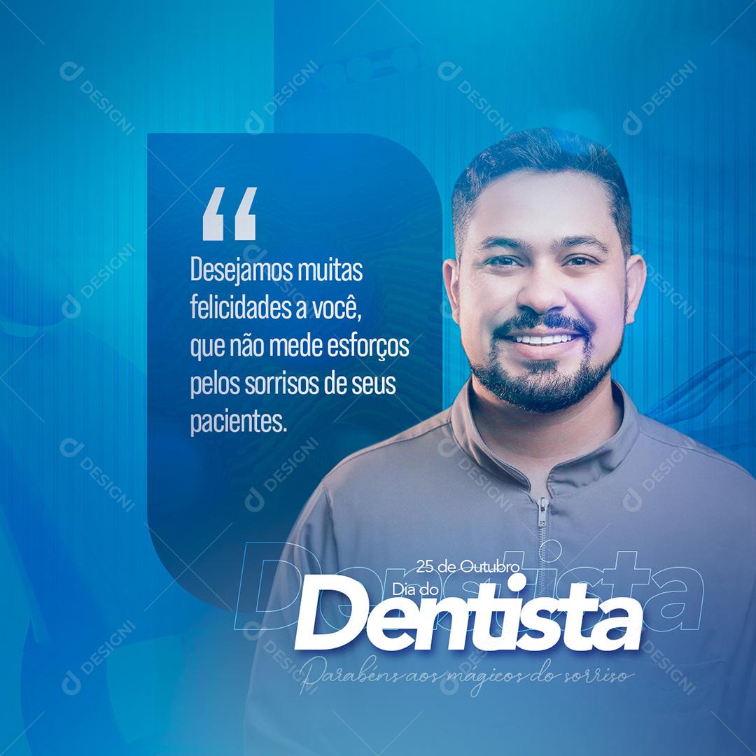 Post Dia Do Dentista Social Media PSD Editável
