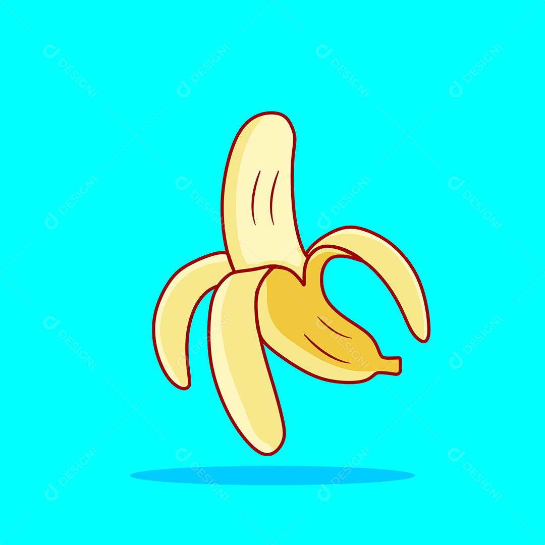 Elemento Para Composição Banana EPS