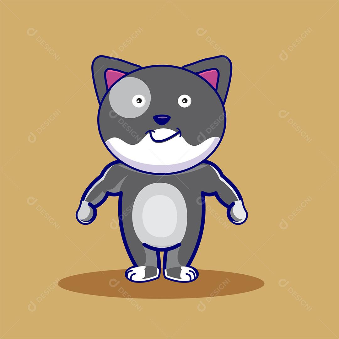 Elemento Para Composição Gato EPS