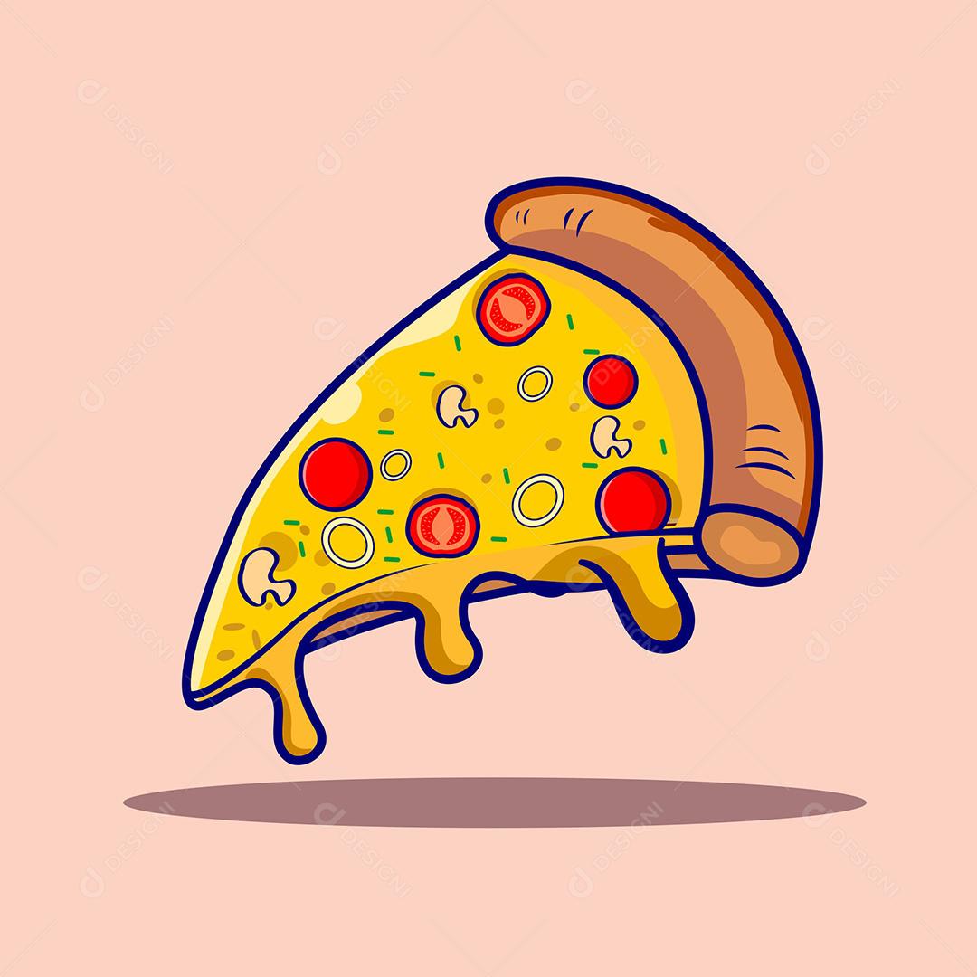 Elemento Para Composição Pizza EPS