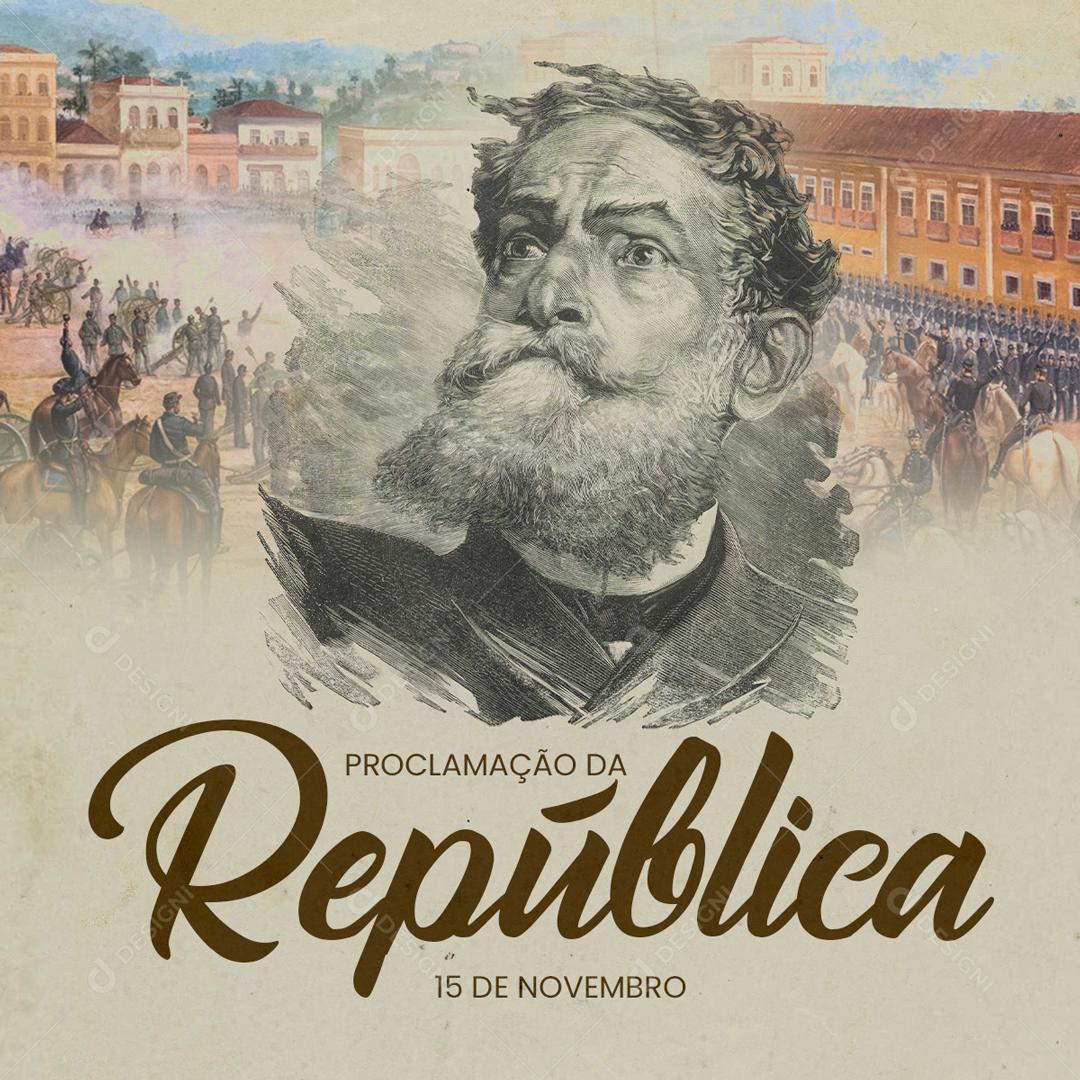 Post Feed 15 de Novembro Proclamação da República Social Media PSD