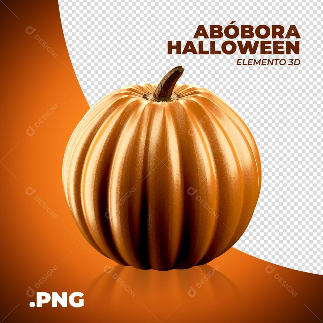 Abóbora de Halloween Elemento 3D Para Composiçao PSD